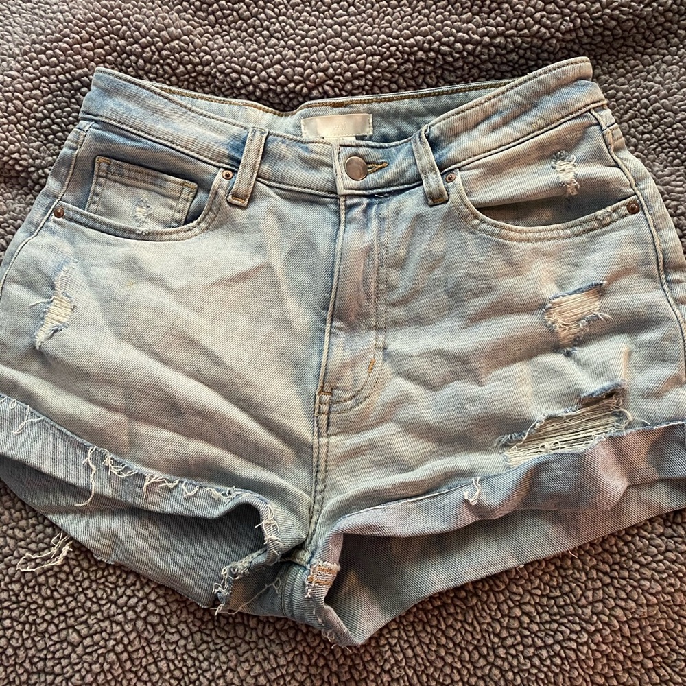 High waisted shorts